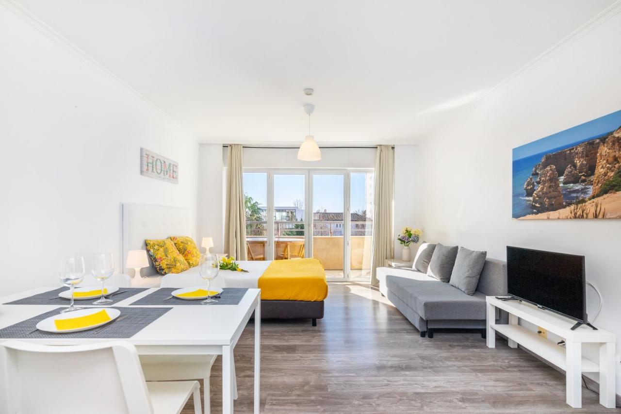 Praia Da Rocha, 4G Jardins Da Rocha, Sunny Studio, Air Conditioning, Two Pools, Internet, Parking, By Ig Portimão Buitenkant foto